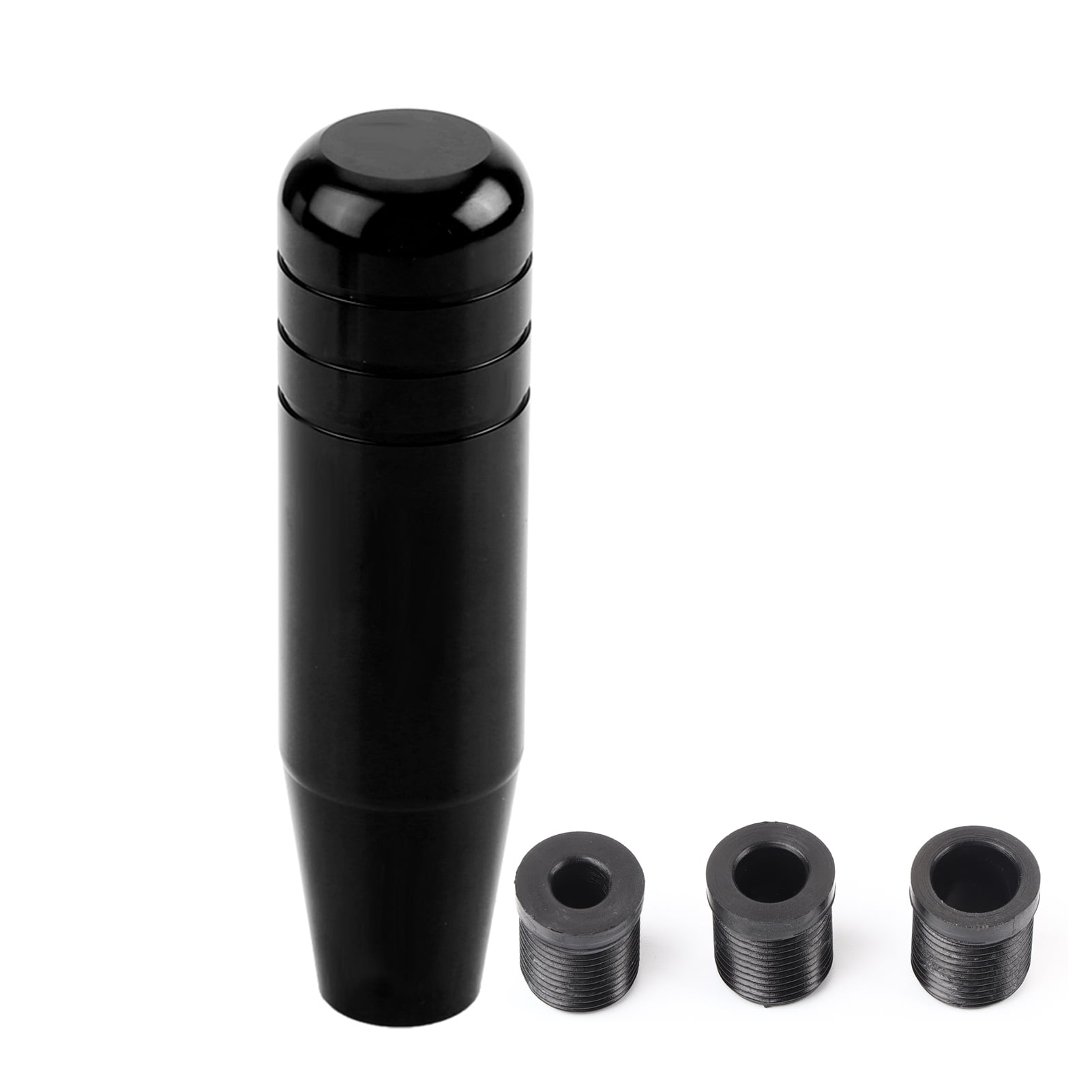 Pommeau De Levier De Vitesse Manuel En Cuir - Compatible Avec La Plupart Des Voitures, Livré Avec Adaptateurs 8/10/12 Mm, Look Personnalisé