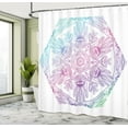 thumbnail image 5 of Ambesonne Hamsa Shower Curtain, Evil Eye Bohemian Ombre, 69"Wx84"L, Blue Purple, 5 of 5