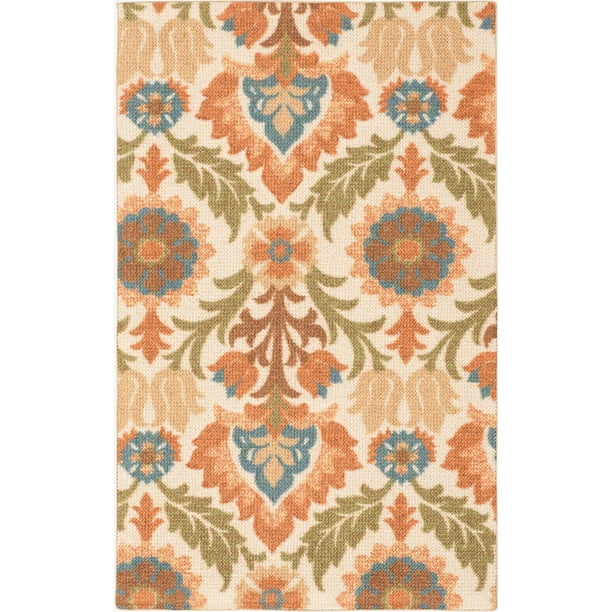 Nourison Waverly Global Awakening Santa Maria Polyester Rug Walmart