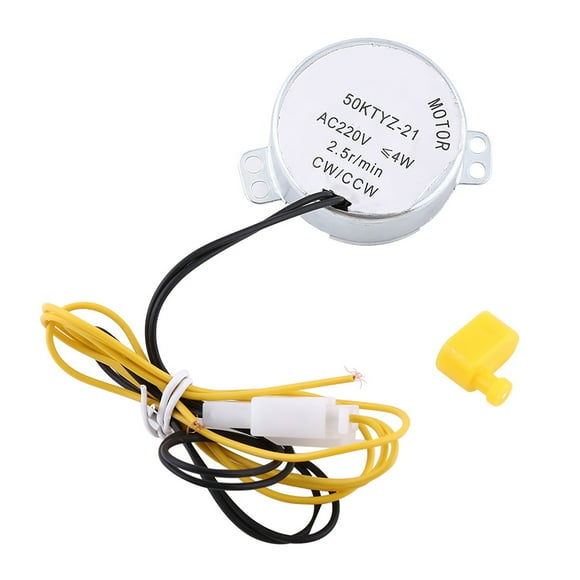 1 motor de incubadora con volteador de huevos CW/CCW con conector