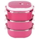 thumbnail image 1 of Contenedor Para Comida Aquila Toper Cuadrado 3 Niveles Rosa, 1 of 5