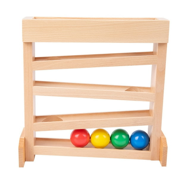 Montessori Tracker Ball Drop Toys Ball Run Toys para niños de 1 a 3 años para bebés