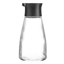 1PC Soy Sauce Dispenser Glass Cruet 4.73 OZ Bottle for Olive Oil Vinegar,Kitchen Cooking Barbecue Oil and Vinegar Containers, Glass Bottles for Kitchen Countertop Storage