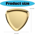 thumbnail image 5 of Triangle Shaped Metal Tray Jewelry Storage Solution For Makeup Organization And Display, 5 of 9