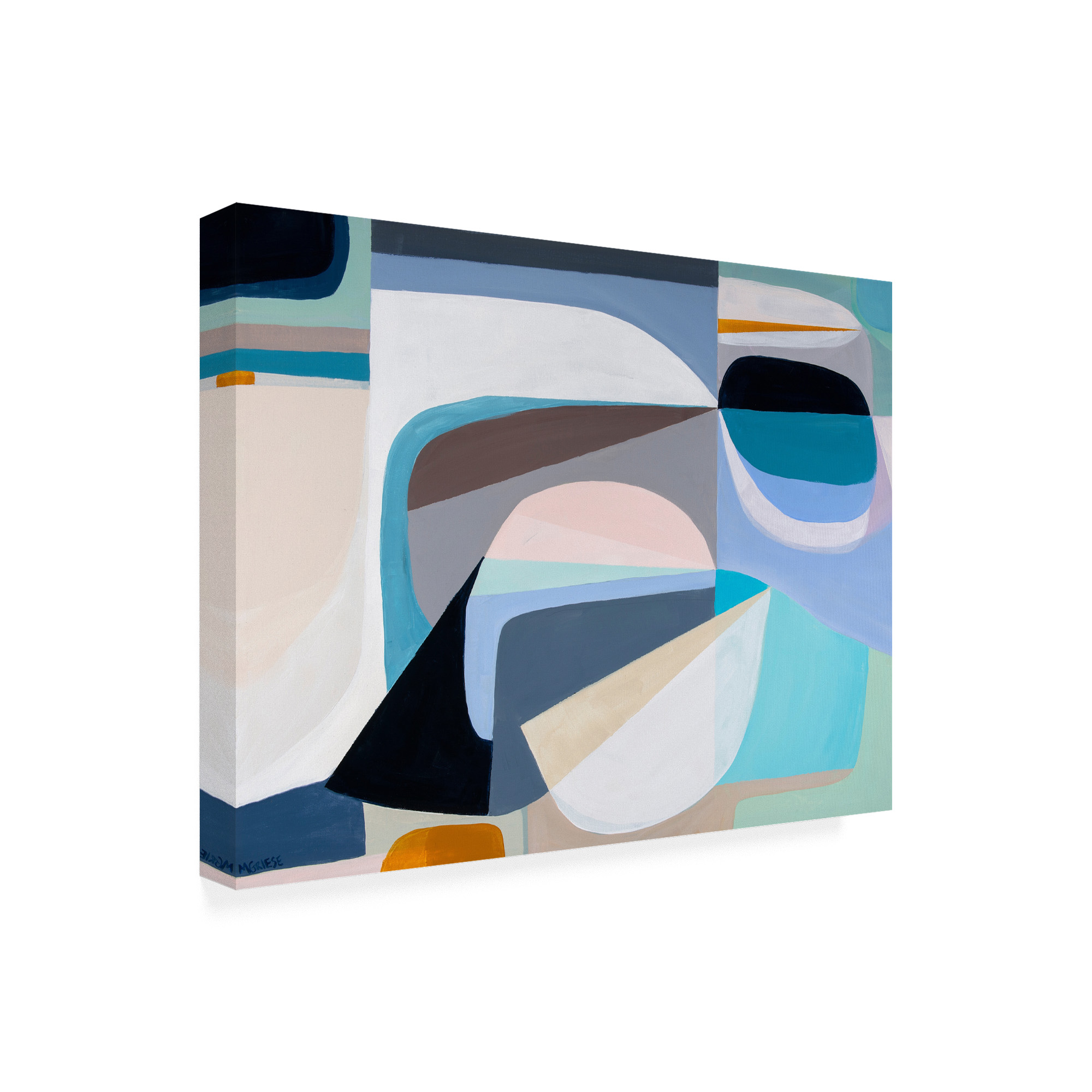 Trademark Fine Art 'Drift Geometric' Canvas Art by Marion Gries