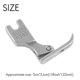 thumbnail image 5 of Simple Steel Sewing Machine Presser Foot Narrow Zipper Presser Foot For Industry Sewing Machine Attachment Part Supplies, 5 of 5