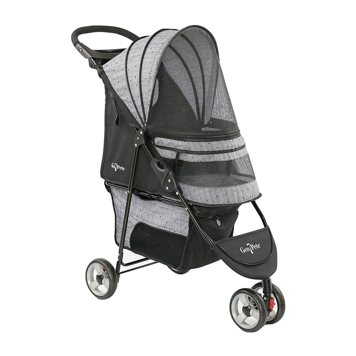 Poussette pour animal domestique (chien et chat) Regal PLUS de Gen7Pets - Noir