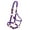 Purple, variant on Weaver Leather Horse Halter: Adjustable Nylon for Comfort & Durability Purple / Yearling