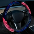 thumbnail image 2 of Flamingo 14.5 Inch Printing PVC Leather Car Wheel Covers Steering Wheel Cover Auto Accessories, 2 of 6