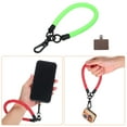 thumbnail image 3 of Unique Bargains Phone Lanyard Universal Polyester Wrist Lanyard with Lanyard Patch for Smartphone Fluorescent Green 1 Pack, 3 of 4