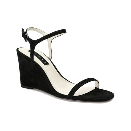 

Sanctuary Womens Wobble Suede Square Toe Wedge Sandals