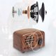 thumbnail image 5 of Altavoces retro estéreo inalámbricos Altavoces portátiles vintage con Bluetooth y potentes, 5 of 7