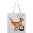 thumbnail image 3 of Inktastic Easter Velociraptor with Bunny Ears Tote Bag, 3 of 4