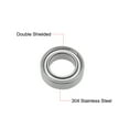 thumbnail image 2 of Unique Bargains Stainless Steel Ball Bearing Double Sealed Bearing Silver 0.24"x0.39"x0.12" 2, 2 of 4