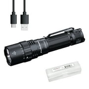 Fenix PD40R v3.0 3000 Lumen USB-C Rechargeable LED Flashlight + Longhorn Tactical Battery Organizer