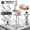 2500W, variant on KKTRE 2000W Heavy Duty Commercial Meat Saw, Electric Bone Cutting Machine Stainless Steel Cutter for Frozen Meat Ribs Butcher Shop Kitchen