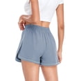 thumbnail image 5 of Jusfitsu 2 in 1 Athletic Shorts for Women High Waisted Running Workout Shorts with Pockets, 5 of 7