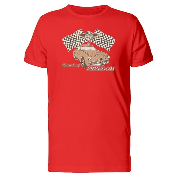 Road Of Freedom, Race Car Tee Men's -Image by Shutterstock