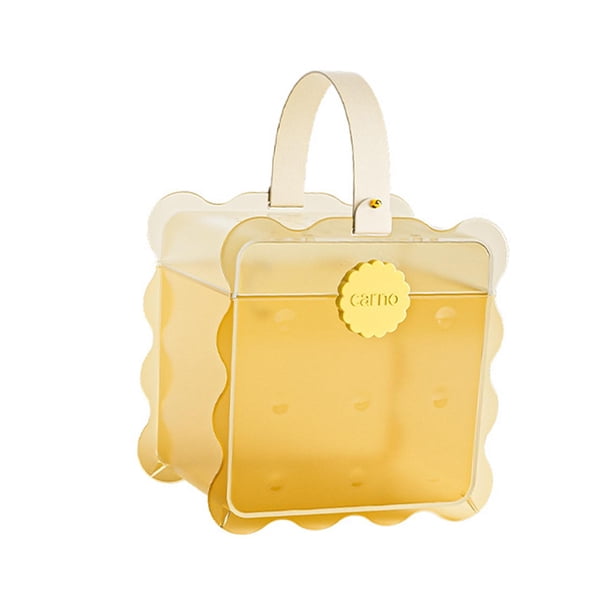 Bolsa transportadora de animales pequeños, bolsa transportadora para hámster, jaula transpirable, bolso de viaje para ratas, hámster enano, ratones, amarillo