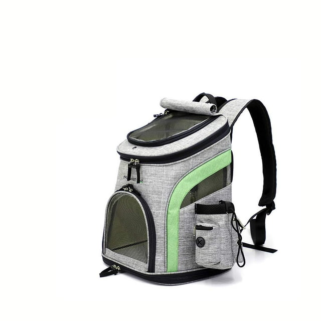 Sac à Dos pour Chien, Sac de Transport en Filet pour Chiens et Chats de Taille Moyenne, Sac de Transport Portable pour Chiot, Randonnée, Voyage en Plein Air (Taille Moyenne)