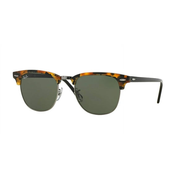 Ray-Ban 0RB3016 Clubmaster Unisex Sunglasses - Size - 51 (Green)