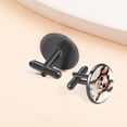 thumbnail image 6 of Dog Sophisticated Style: Men's Stainless Steel Cufflinks for Dress Shirts, Weddings, and Formal Events, 6 of 6