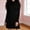 Black, variant on jtjvou Women's Mini Dress Elegant Long Sleeve Turtleneck A Line Summer Dresses Comfy Solid Color Fashion Dress Blue XXXXL
