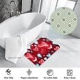 thumbnail image 3 of Valentine's Day Non-Slip Machine Washable Polyester Floor Carpet Office Rug Chair Mats, 3 of 6