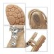 thumbnail image 2 of Sandalias de boda para mujer con cristales y cuentas de diamantes de imitación, estilo bohemio, estilo gladiador, talla grande, 2 of 7