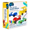 thumbnail image 5 of Hello Hobby Multicolor Paint Your Own Wooden Vehicles, Arts & Craft Kits, 5 of 6
