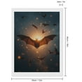 thumbnail image 2 of Diamond Art Kits for Adults, Flying Bats Silhouette Sunset Sky 5D Diamond Painting Kits for Adults Beginners, DIY Full Drill Diamond Painting, Gem Art and Crafts 12x16, 2 of 7