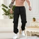 thumbnail image 1 of Ceisia Men's Slim Jogger Minimalist Gift Casual Sports Pants Soft Elastic Leather Label Decor Multi-Color, 1 of 9