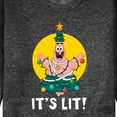 thumbnail image 3 of SpongeBob SquarePants - Patrick It's Lit - Men's Crew Neck Fleece Pullover, 3 of 6