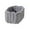 Gray, variant on geerera Solid Color Desktop Storage Basket Key Remote Control Desktop Storage Basket Cosmetics Retail Storage Basket,Cute Closet Baskets and Bins for Shelves 5x7x5 inch