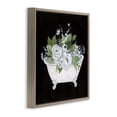 thumbnail image 3 of Stupell Industries Farmhouse Charming Floral Bathtub Brown Floating Frame Canvas Art, 25 x 25, by Janet Tava, 3 of 8