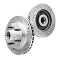 thumbnail image 7 of Detroit Axle - Front Brake Kit for Chevy Tahoe GMC Yukon C1500 Express 1500 C1500 Suburban Drilled and Slotted Brake Rotors Ceramic Brakes Pads Replacement: 12.72" Front Rotors, 7 of 7