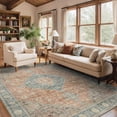 thumbnail image 3 of KUETH 9X12 Vintage Area Rugs Machine Washable Rugs for Living Room, Non Slip Flat Pile Rug with Rubber Backing, Boho Rug for Entryway Bedroom Dining Room Home Office, 3 of 10