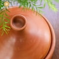thumbnail image 6 of Swadeshi Blessings Unglazed Clay Tagine Pot for Cooking with Lid 2.8Liters/ Lead Free Earthen Tagine/ Clay Tagine Cookware for baking, 6 of 8