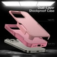 thumbnail image 3 of JETech Case for iPhone 15 Pro 6.1-Inch, Heavy Duty Dual-Layer Rugged Protection, Shockproof Protective Tough Phone Cover with Matte Back (Pink), 3 of 6