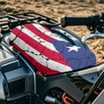 thumbnail image 2 of Uorisanigo ATV Seat Covers Universal Waterproof Vintage Puerto Rico Flag Seat Pad Cover Fits for Sportsman/Rancher/Foreman/Scrambler/Kodiak/Polaris Scrambler Four Wheeler Seats, 2 of 7