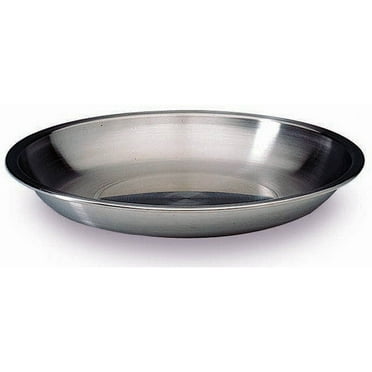 Matfer Bourgeat Deep Serving Platter, 12", Stainless Steel, 713730