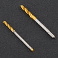 thumbnail image 1 of Filfeel M3+M4 Tap Drill Bit, Hardware Accessory Spiral Fluted Tap Gold High Speed Steel Tap, MK80 Alloy Steel For Processing Stainless Steel Steel Plate Copper, 1 of 1
