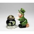 thumbnail image 4 of Pot of Gold Leprechaun Salt and Pepper Shakers Irish, 4 of 4