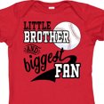 thumbnail image 4 of Inktastic Little Brother and Biggest Fan Baseball Family Fan Boys or Girls Baby Bodysuit, 4 of 5