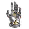 thumbnail image 1 of Estatua de mano robótica, adorno de mesa, artesanía, soporte para mando de juegos, escultura para oficina, chimenea, regalo de inauguración de la casa M, 1 of 8