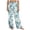 Light Blue#03, variant on Wide Leg Pants for Women Flowy Palazzo Drawstring Elastic Waist Hawaiian Pants with Pockets Summer Beach Vacation Tropical Floral Print Pants Light Blue#02 XL