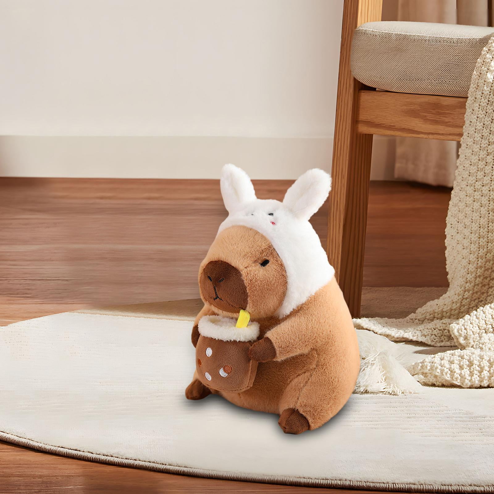 LeeQinersw Capybara Doll Living Room Decoration Birthday Gifts Accompany Sleep Toy for Boys Rabbit 40cm