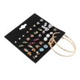 thumbnail image 1 of 20 pares de aretes al Por mayor Zulema estilo surtido tono plateado y dorado, 1 of 8