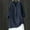 X-390Navy, variant on ZHOGXU Women's Casual Blouse Button Down Solid Color Long Sleeve V Neck Loose Fit Lightweight Shirts Top For Daily Wear,Black,L