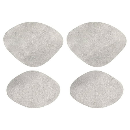 

Ekeka Clearance ! 4pcs PU Leather Self Adhesive Heel Hole Vamp Repair Shoe Patch Protective